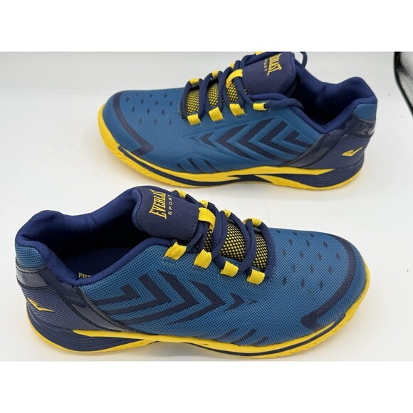 Everlast Athletic Shoes Men’s Size 6 Blue And Yellow Memory Foam - Picture 2 of 7